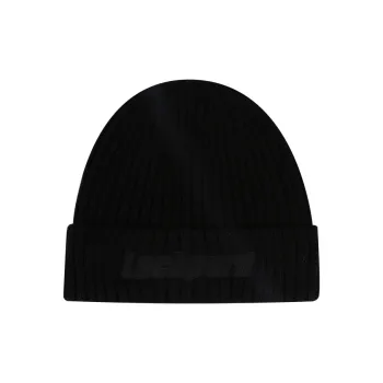 Lackpard Wool Blend Yarn Knitted Beanie Men's