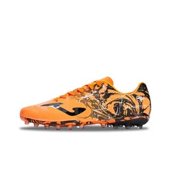 Joma MG Rubber Short Studs Artificial Ground Anti Slip Wear Resistant Soccer Shoes Men's Orange White