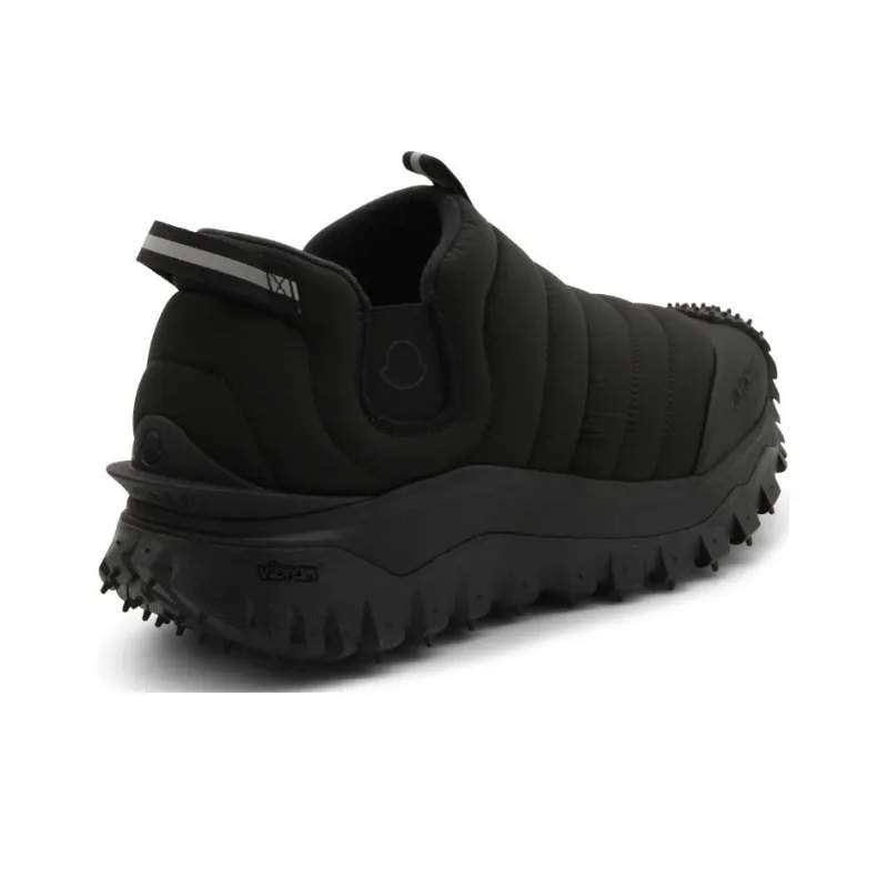 Moncler Abrasion Resistant Low Top Casual Shoes Men's Black-2