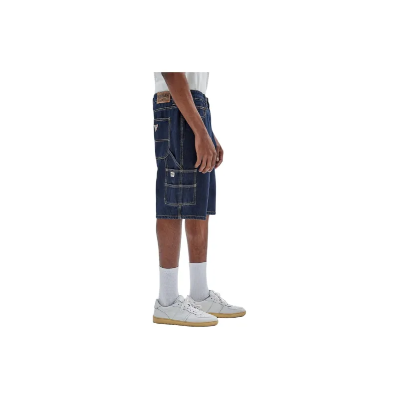GUESS Originals Denim Kit Carpenter Shorts Denim Shorts Men's Blue-2