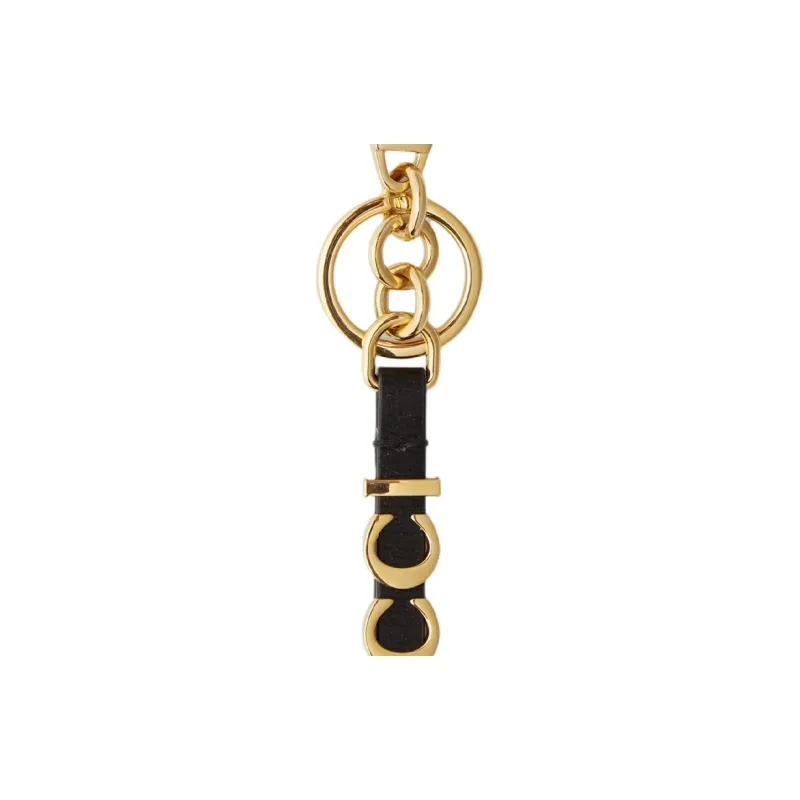 GUCCI Leather Keychain Bag Accessory Women's Black-2