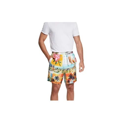 GUESS Casual Shorts Men Yellow