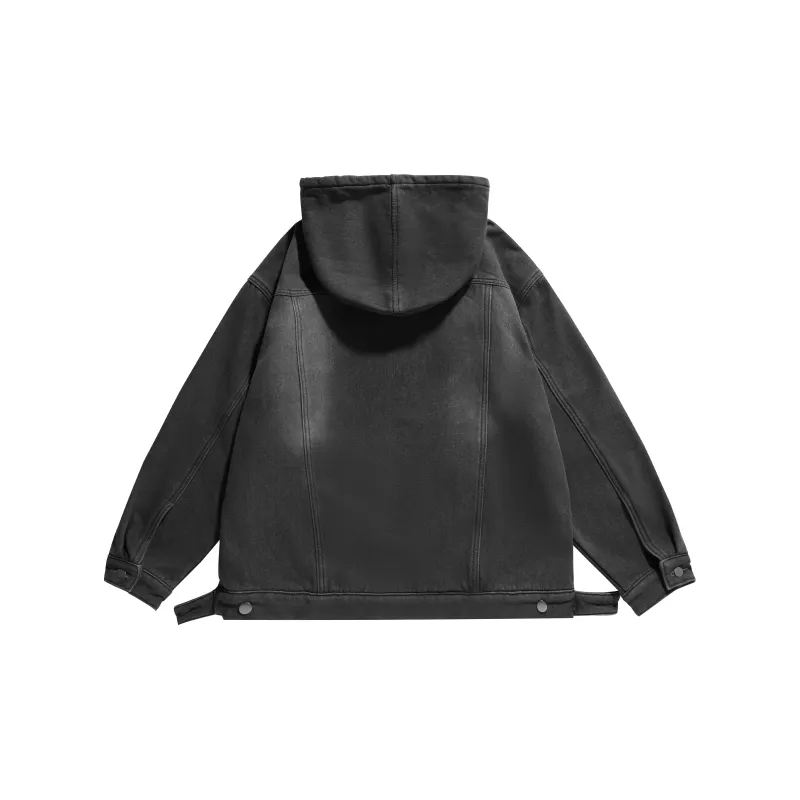 JCUI Denim Jacket Unisex Indigo Purple-29