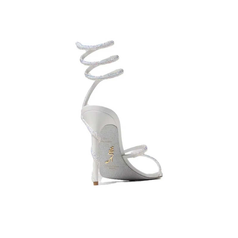 René Caovilla Cecile Rhinestone Sandals-4