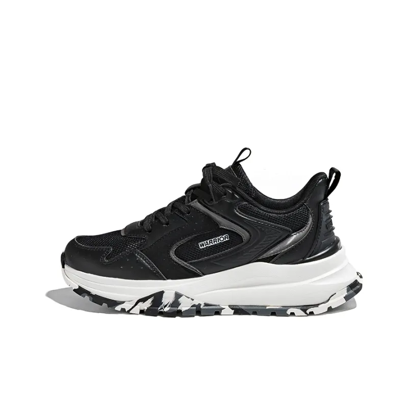 Warrior Abrasion Resistant Low Top Running Shoes Unisex Black-0