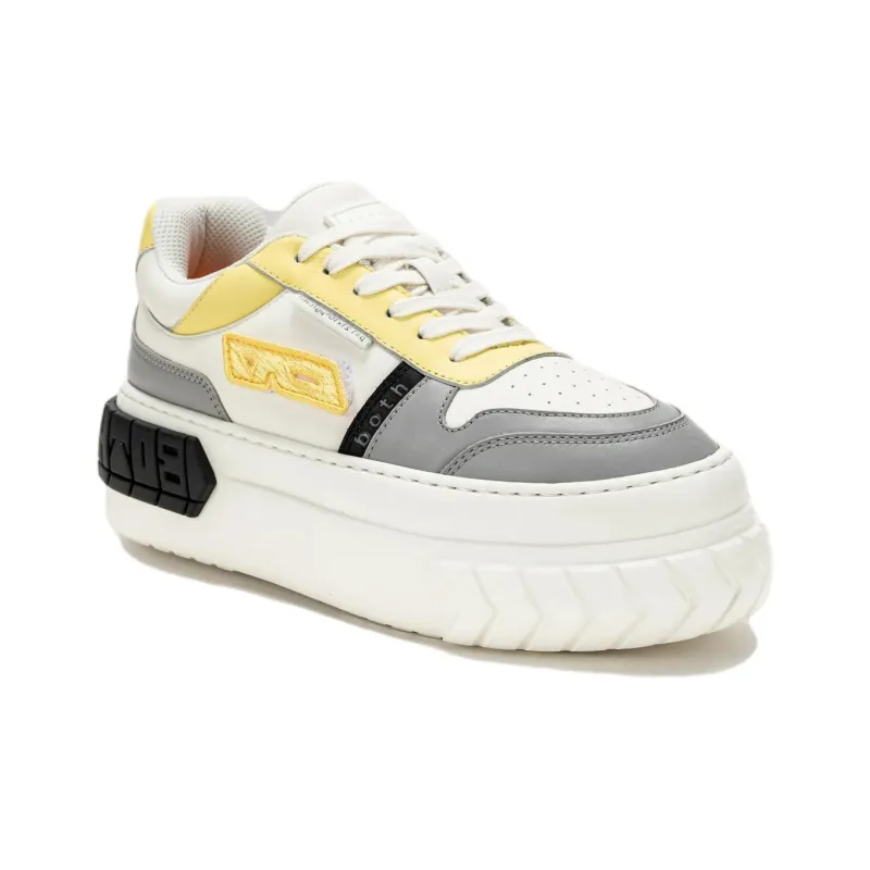 Both Tyres Low Top Skateboard Shoes Women's White-1