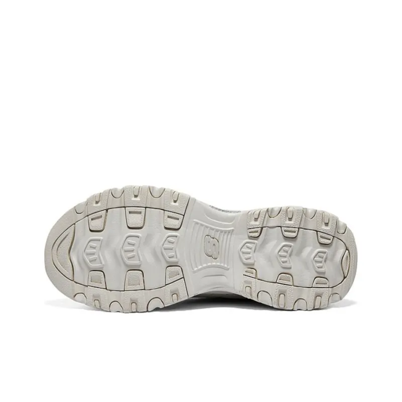 Skechers D'Lites 1.0 Chunky Shoes 'Cream White'-4