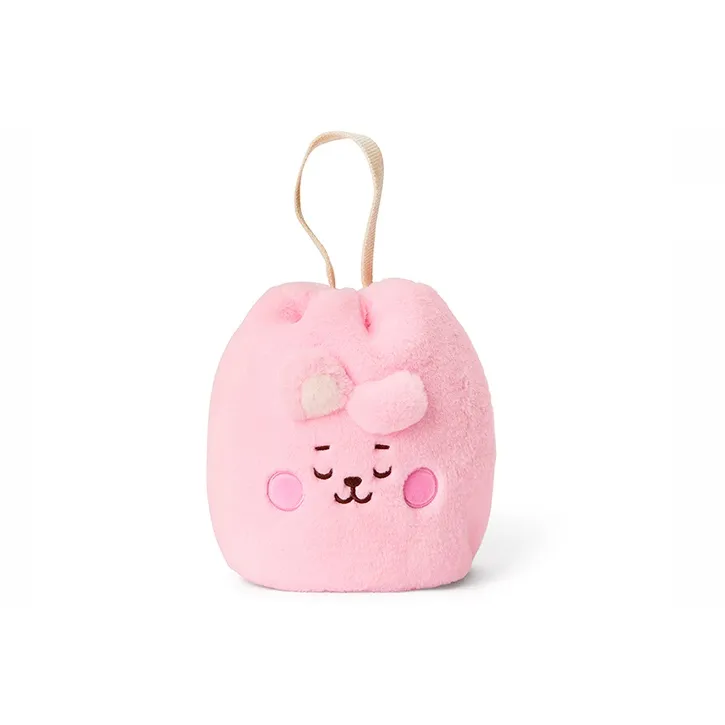 LINE FRIENDS BT21 Polyester Bucket Bag, Shoulder Bag, Crossbody Bag Women's Pink-0