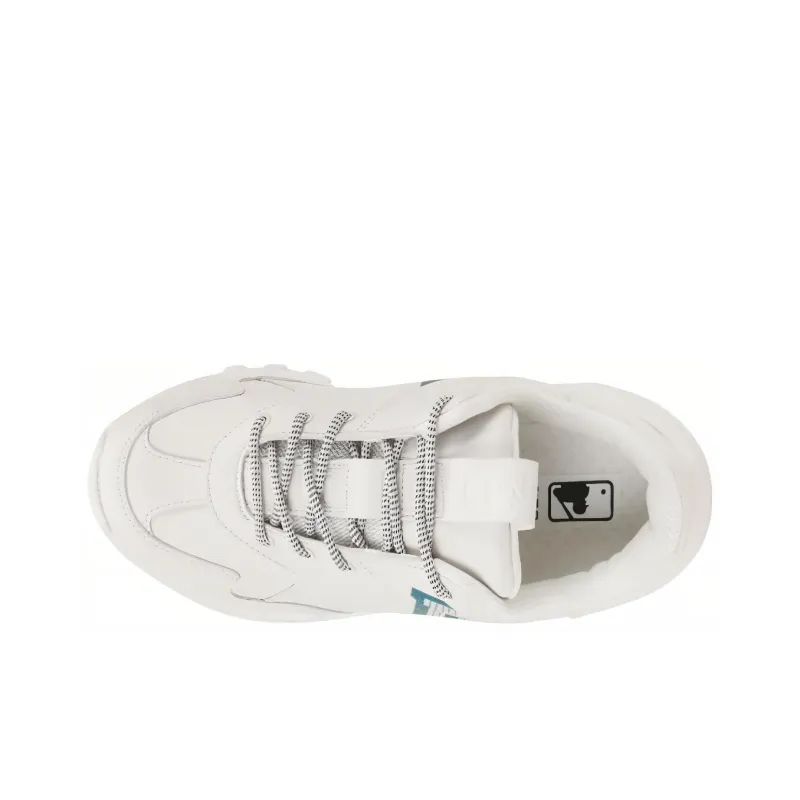 MLB Big Ball Chunky La Anti Slip And Wear Resistant Lightweight Low Top Chunky Sneakers Unisex White Blue-3