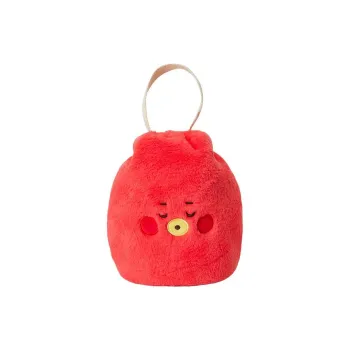 LINE FRIENDS BT21 Polyester Bucket Bag Handbag Shoulder Bag Crossbody Bag Women's Red