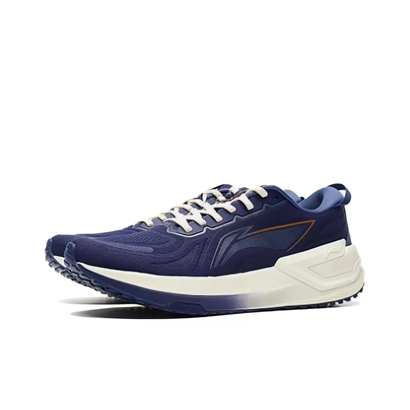 LiNing YueYing 3.0 Anti Slip Wear Resistant Low Top Running Shoes Men's Blue-2
