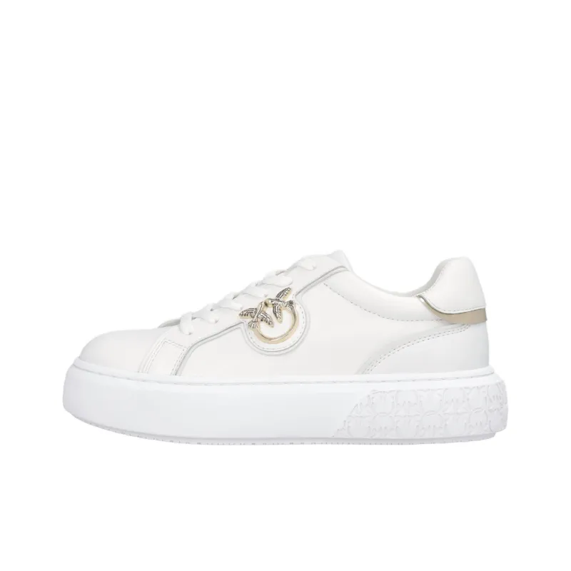 PINKO Logo Detailed Platform Low Top Sneakers Women's-0