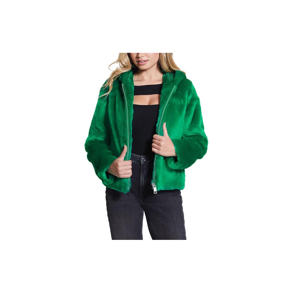 Guess green jacket on sale