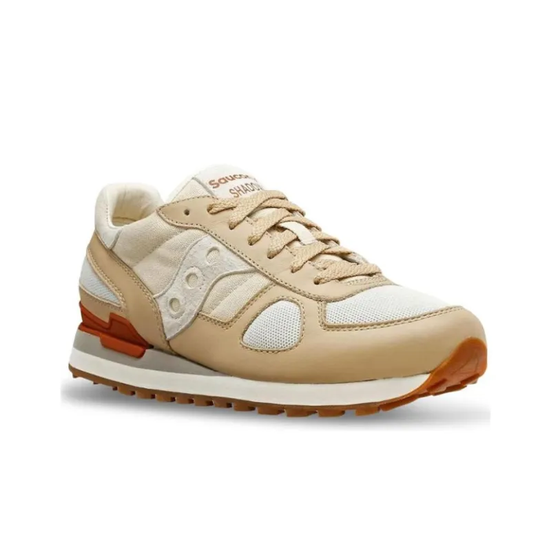 Saucony Shadow Original Slip Resistant, Abrasion Resistant, Lightweight Low Top Running Shoes Men's Brown-2