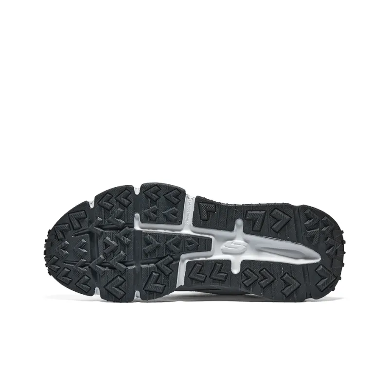 Skechers Lifestyle Cushioning, Slip Resistant, Lightweight Mid Top Casual Shoes Men's Black White-5