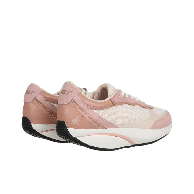 MBT Outdoor Shoes Women's Low Top Light Yellow/Pink-2