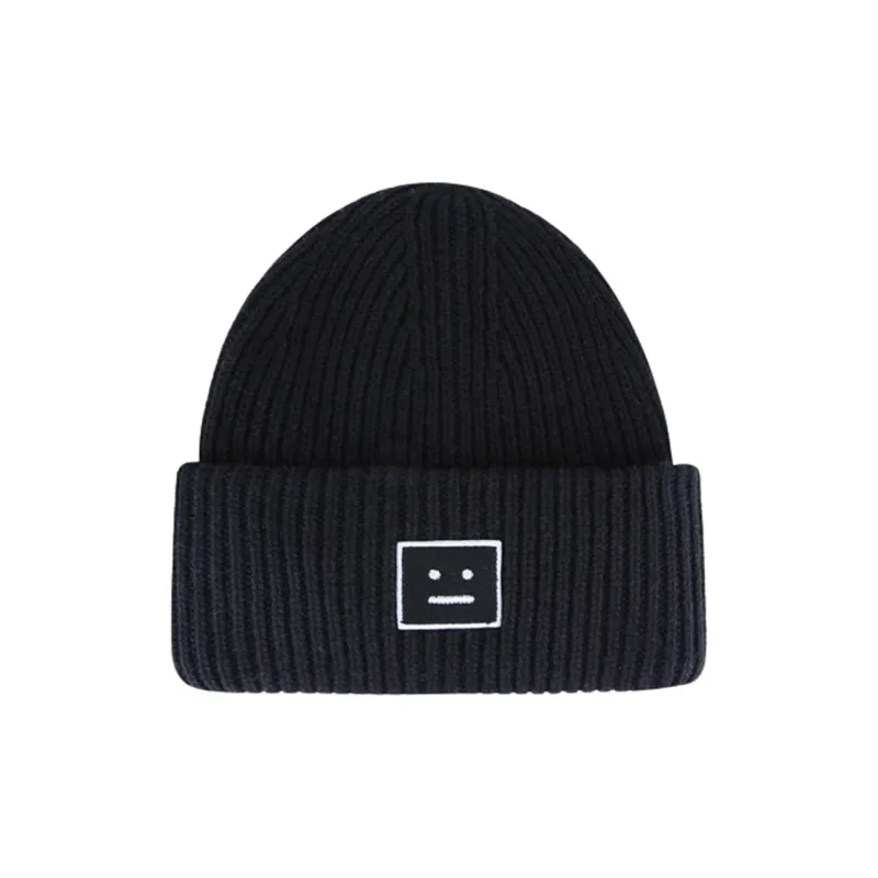 Lackpard Wool Knitted Fabric Beanies Unisex-15