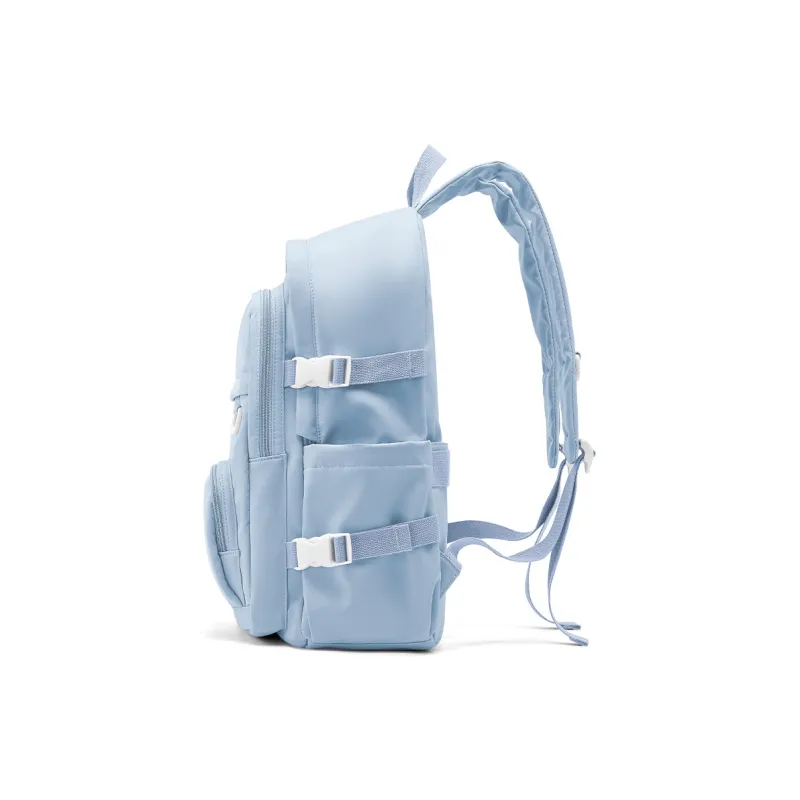 RIOREX Fabric Backpack Regular Unisex Black/White/Dark Blue/Milk Blue/Pink Purple/Light Green-21