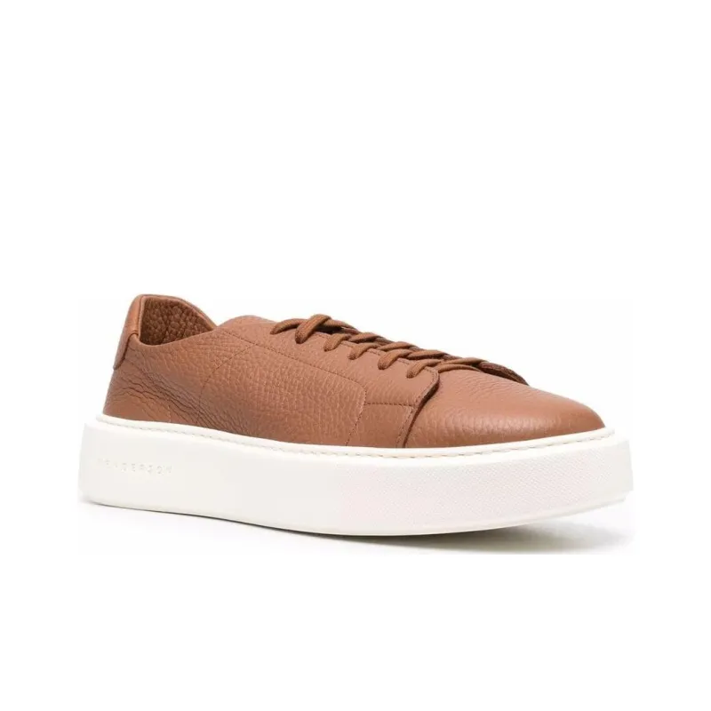 Henderson Baracco Low-Top Skateboard Shoes Men's Brown-2