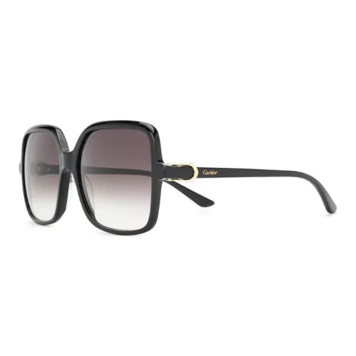 CARTIER Eyewear C Décor Square-frame Sunglasses