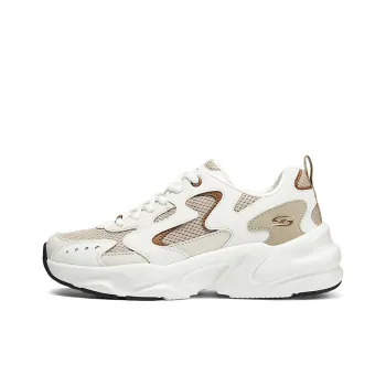 Skechers BOBS BAMINA 2 Cushioned Wear Resistant Breathable Low Top Chunky Sneakers Women's Taupe