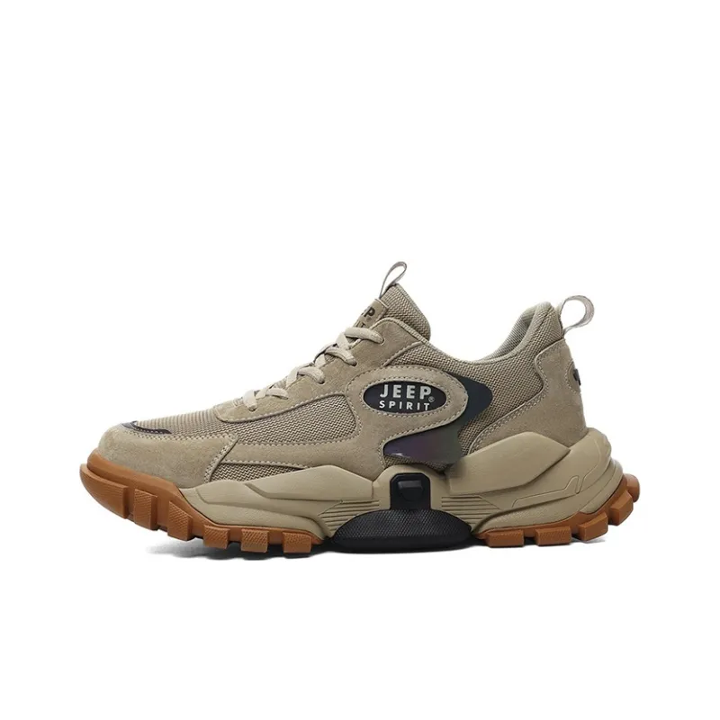 JEEP SPIRIT Mid Top Outdoor Shoes Men's Sand-20