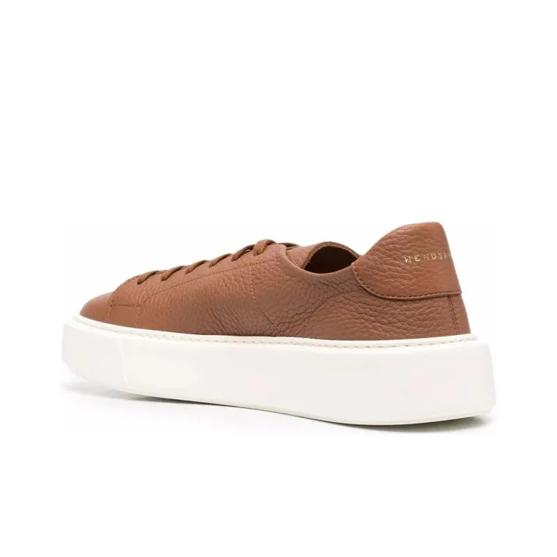 Henderson Baracco Low-Top Skateboard Shoes Men's Brown-3