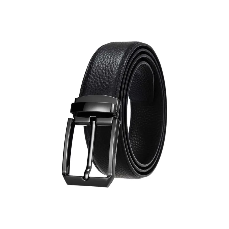 ALIEN BANG Cow Leather Leather Belts Men's Width 3.5CM-0