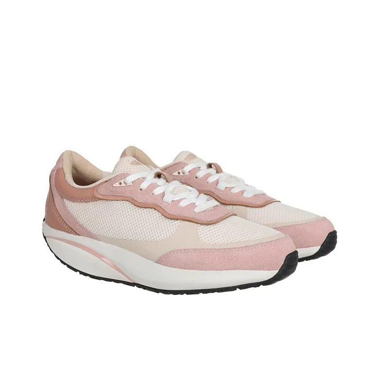 MBT Outdoor Shoes Women's Low Top Light Yellow/Pink-1