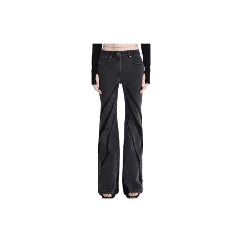 DION LEE Darted Bootcut Jeans