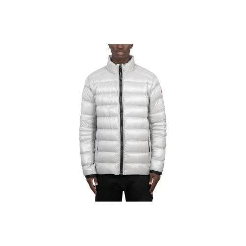 Canada Goose Crofton Down Jackets Men Silver Birch