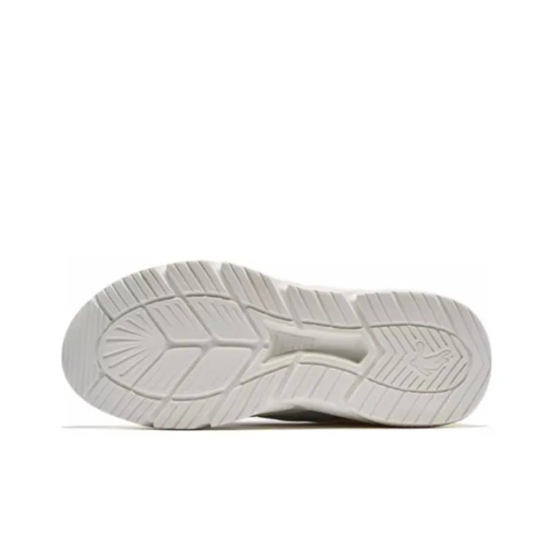 QIAODAN Anti Slip Wear Resistant Low Top Sports Casual Shoes Women's White Yellow Green-4