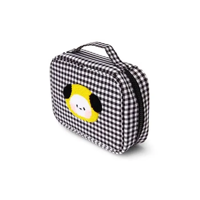LINE FRIENDS BT21minini Cotton Storage Bag Unisex Black-1