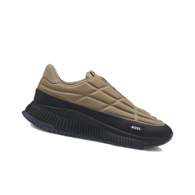 BOSS Logo-patch Padded Sneakers-1