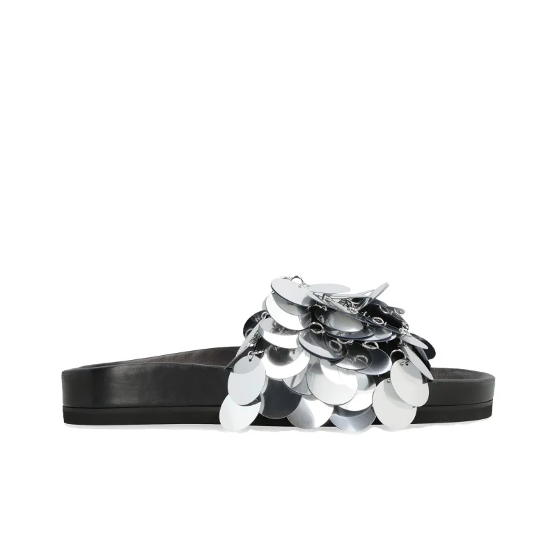 Paco Rabanne Sparkle Decorative Applique Slides Women's-1