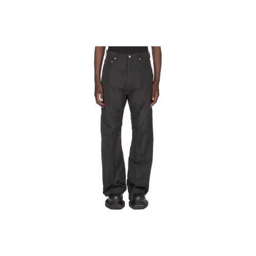 RICK OWENS Jeans Men Black