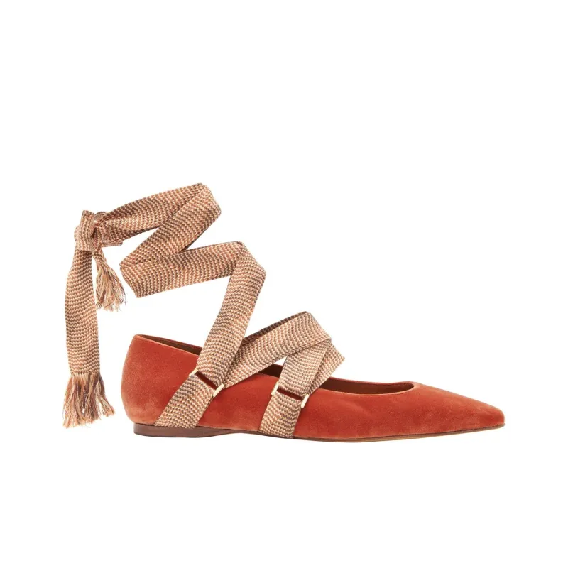 Ulla Johnson Casual Single Shoes Women's Red-1