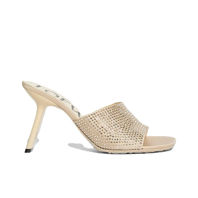 LOEWE Slide Slippers 9.5cm Women's Beige-1