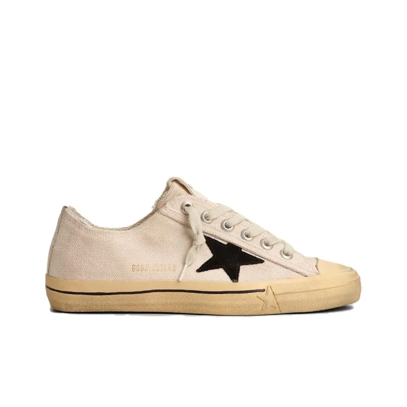 Golden Goose V-Star Distressed Sneakers-1