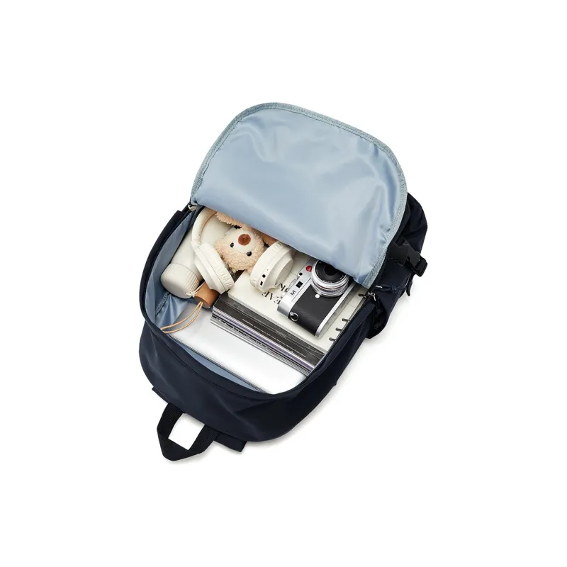 RIOREX Fabric Backpack Regular Unisex Black/White/Dark Blue/Milk Blue/Pink Purple/Light Green-29