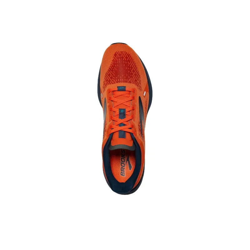 Brooks Launch 9 Anti Slip Wear Resistant Low Top Marathon Running Shoes Men's Orange-4