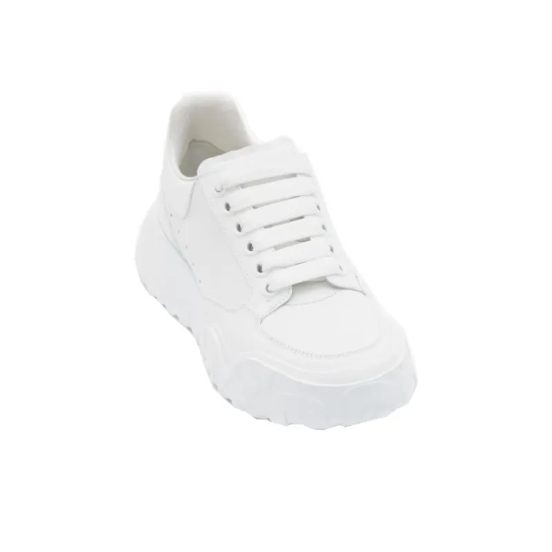 Alexander McQueen Court Trainers White Leather Women's-2