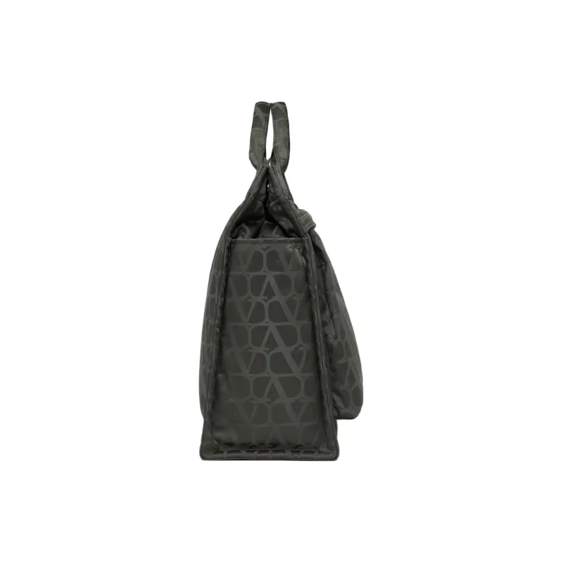 Valentino PORTER Collaboration Vlogo Technical Fabric Tote Bag Shopping Bag Handbag Men's Khaki-2