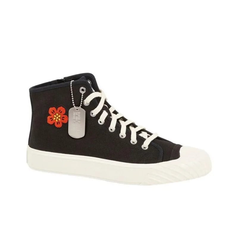 KENZO School High Top Trainers Black-1