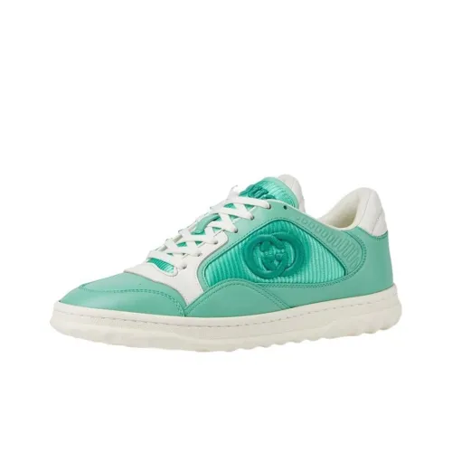 GUCCI Women's MAC80 Leather Sneaker Turquoise