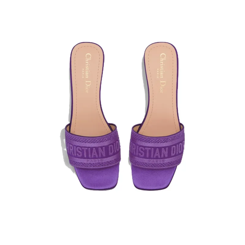 DIOR Dway Slide Slippers Women's Purple-3