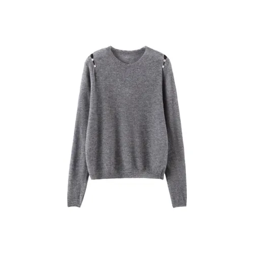 MAIGRE SIMHAT Cashmere Sweaters Women's Medium Gray