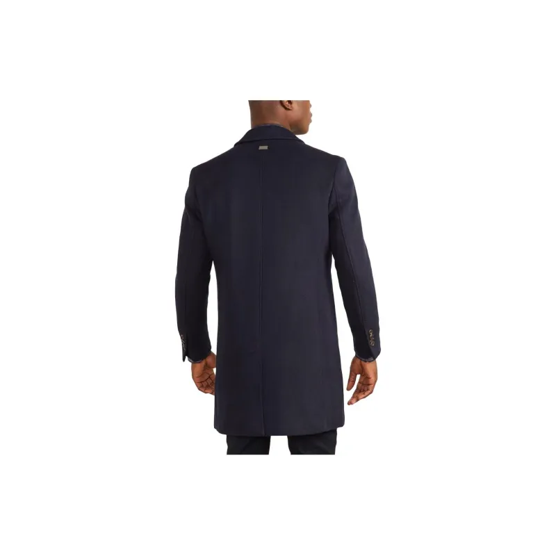 GUESS Marciano Wool Blend Coat Coats Men's Blue-1