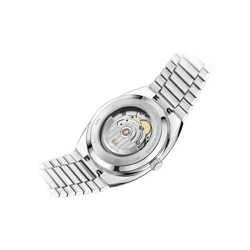 Sea Gull Automatic Mechanical Movement Steel Strap Watch Men's Watches Multicolor Watch Dial-1