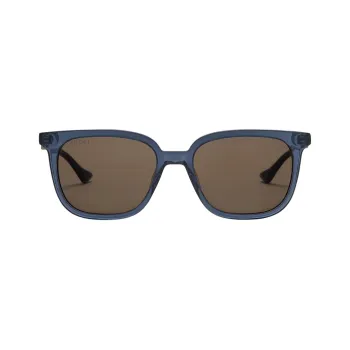 GUCCI Plate Frame Acetate Square Sunglasses Men's Blue